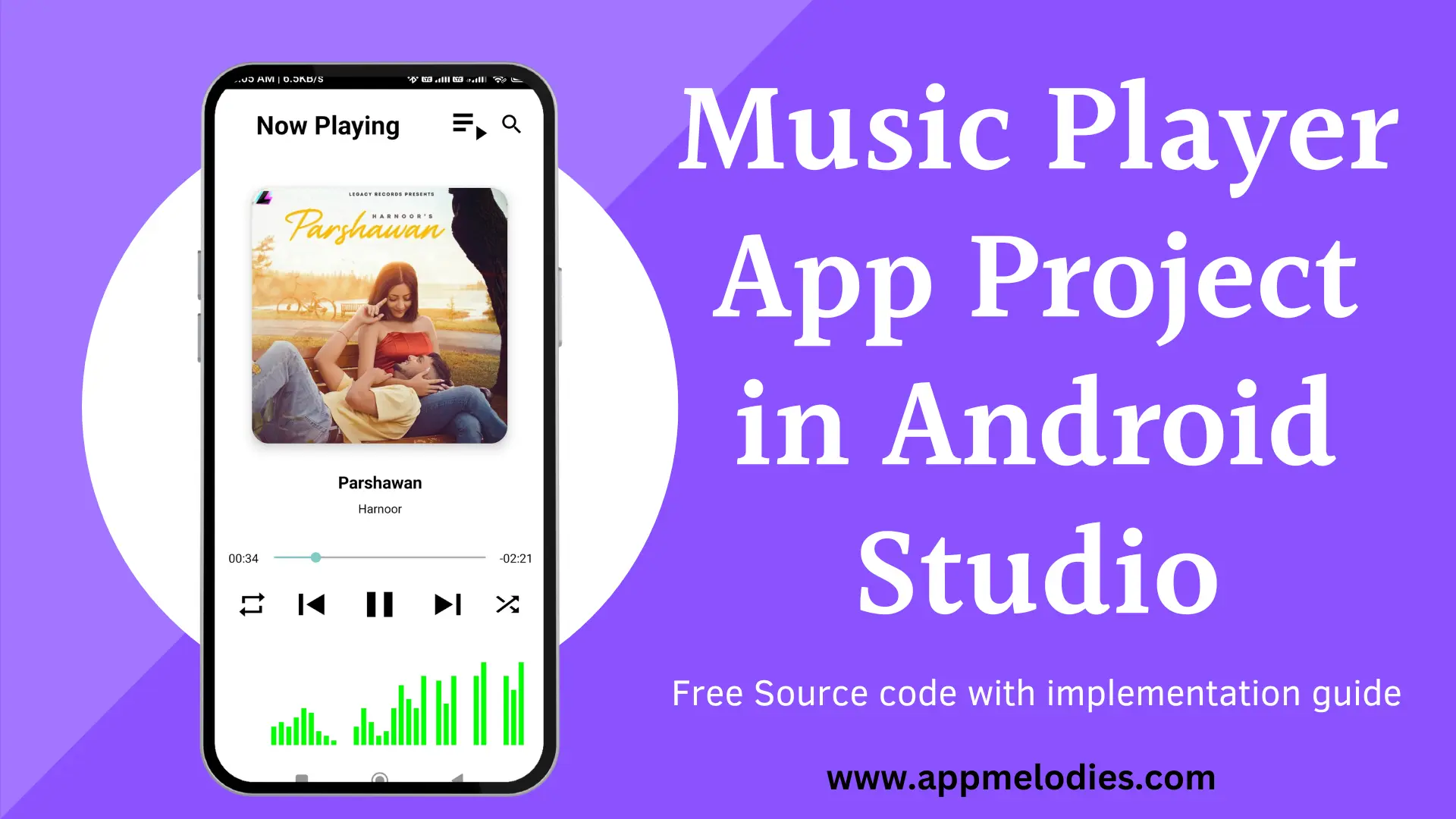 Unleash Your Musical Journey: 7 Steps to Build a Dynamic Music Player App  in Android Studio Using Kotlin - Appmelodies.com