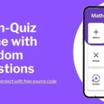 math quiz game source code