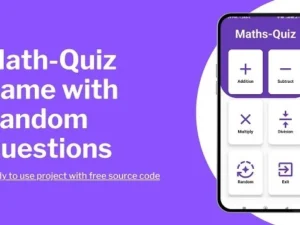 math quiz game source code